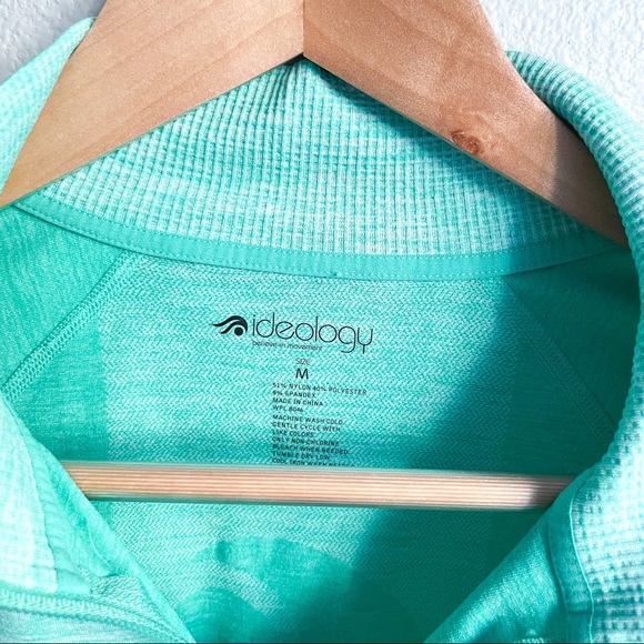 Ideology - Women’s Half-zip Performance Pullover (Turquoise) - Picture 5 of 5
